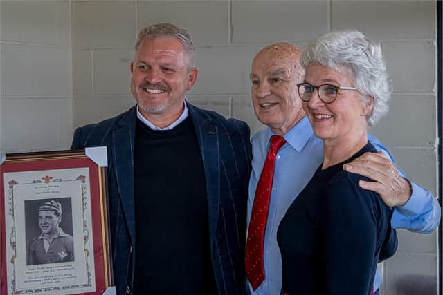 A tribute presentation to honour John Davies, a former Welsh rugby union international star, was held earlier this month at the Rams’ FLAIR Stadium.