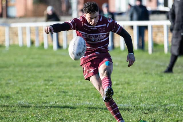 Joel Gibson led the points scoring in Thornhill Trojans' narrow defeat to Oulton.