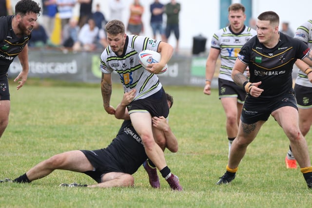 2. Action from Dewsbury Rams' 30-6 win in Cornwall