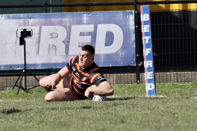 5. Dewsbury Rams 32-12 Widnes Vikings, fourth round of the Challenge Cup, Sunday, April 2, 2023. (Photo credit: Thomas Fynn)