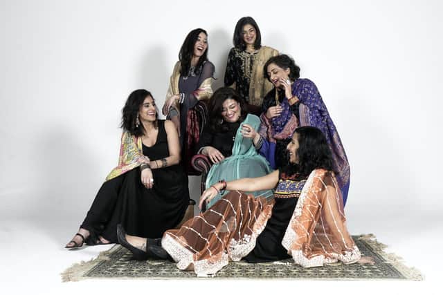 Song Geet Choir members Parveen Kaur, Kirran Shah, Madiha Ansari, Sobia Bashir, Sarena Ayub, Rahela Rashid.