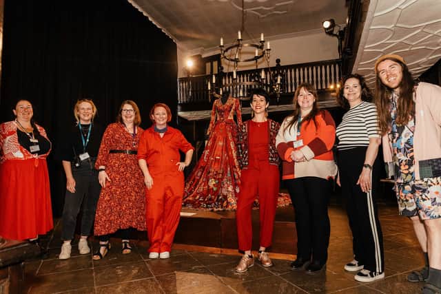 The WOVEN 2025 festival, which celebrates textiles and creativity across Kirklees, kicked off on Saturday, May 31, with the installation of the internationally renowned Red Dress, a symbol of global collaboration and creativity led by artist Kirstie Macleod.