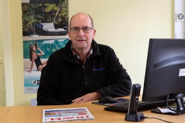 Roger Benn, head of Benchmark Travel, Mytholmroyd, has been one of many local travel agents reporting a boom in business as customers plan escapes for 2023
