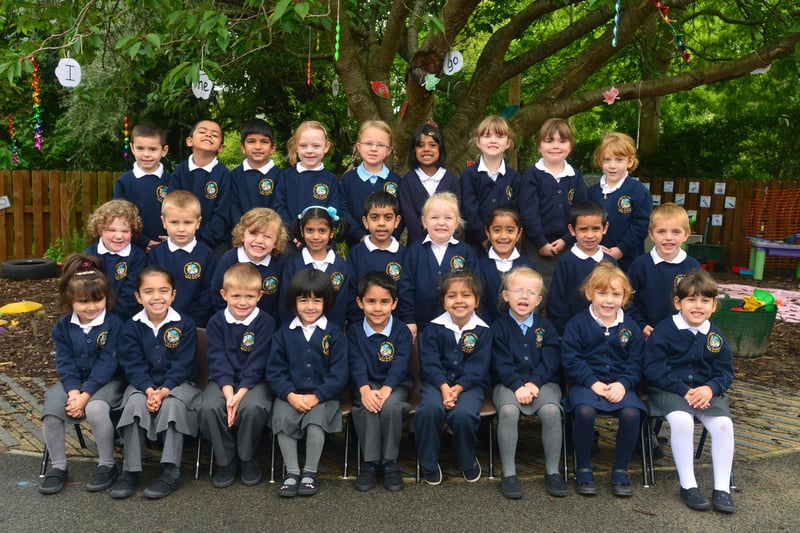 School Starters at Batley Parish Junior and Infant school in 2012.