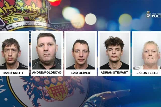 They were sentenced at Leeds Crown Court on Thursday and Friday last week.