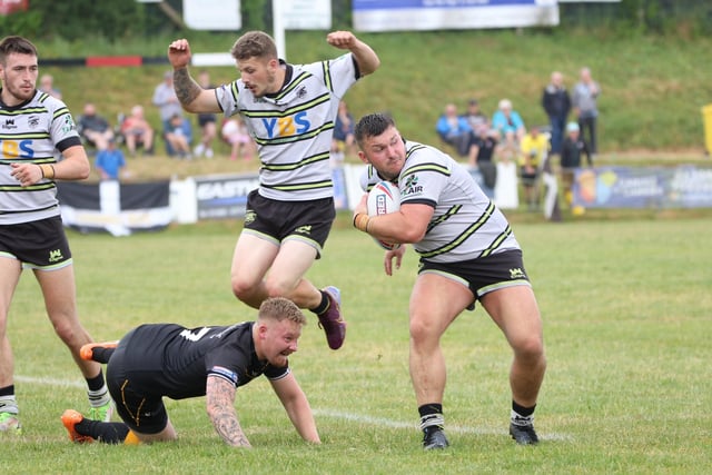 3. Action from Dewsbury Rams' 30-6 win in Cornwall