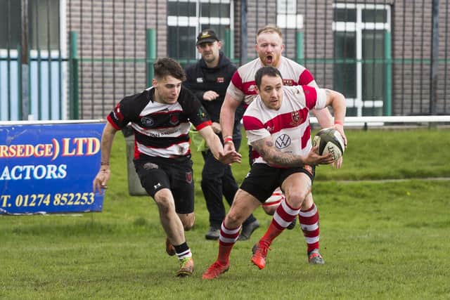 Jack Marshall was a try scorer for Cleckheaton against Driffield.