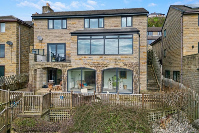 A rear view of the five-bedroom property for sale at £650,000.