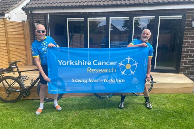 Karl Simpson is set to recreate a Dewsbury to Newquay cycle challenge to raise money for Yorkshire Cancer Research - 43 years after completing the epic journey as a 14-year-old. He will be joined by former colleague Andy Walker.