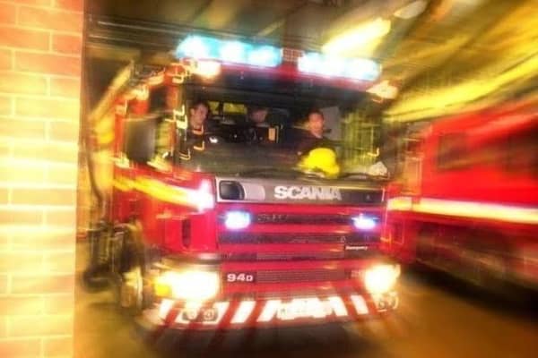 Firefighters from Dewsbury were called out