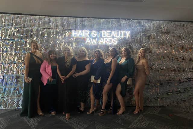 The BetsyRosa team at the Hair and Beauty Awards 2023.