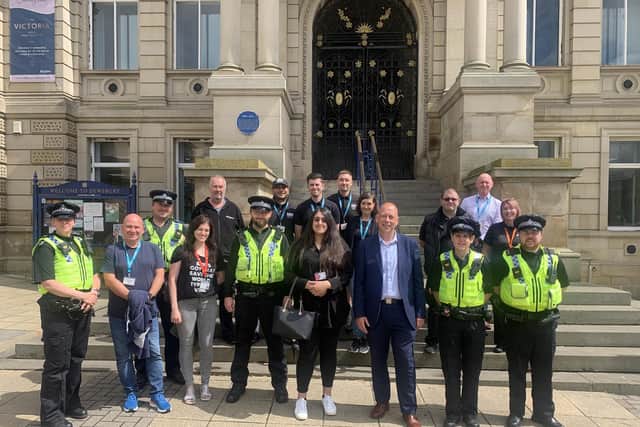 Dewsbury Neighbourhood Police, Safer Kirklees and the Hope for Justice Charity
