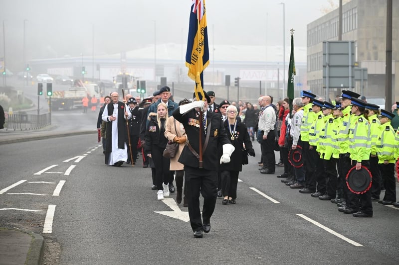 Remembrance Parade in Dewsbury