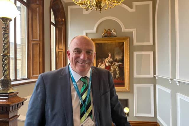 Coun Andrew Cooper, Leader of the Green group.