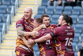 Batley Bulldogs fans will be hoping for more jubilant scenes like this in 2023. Picture: Neville Wright