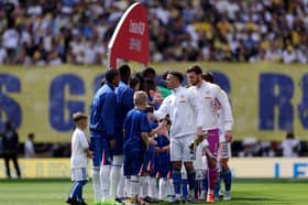 Leeds United step out at Wembley for their FA Cup semi-final against Chelsea. Picture: Justin Setterfield/Getty Images