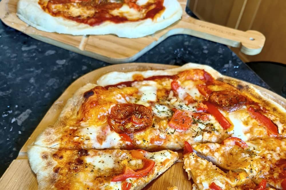 Karen Wright's tasty pizza recipe