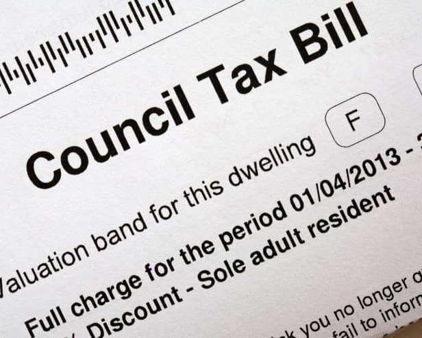 A council tax bill