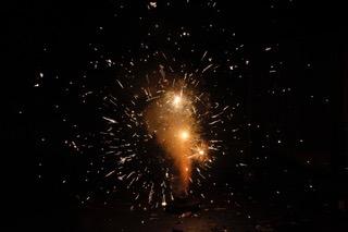 The event included a spectacular fireworks display.