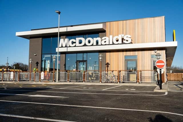 The new McDonald’s drive on Owl Lane in Shaw Cross.