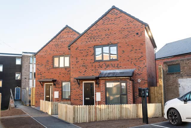 The development is located at Corfe Close, just off Windmill Lane in Batley.