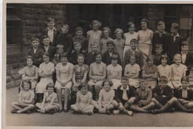 Pictured in the early 1930s are pupils of Ronnie's old school in Mill Lane, Hanging Heaton. They could never have foreseen that war was looming - but it was. .