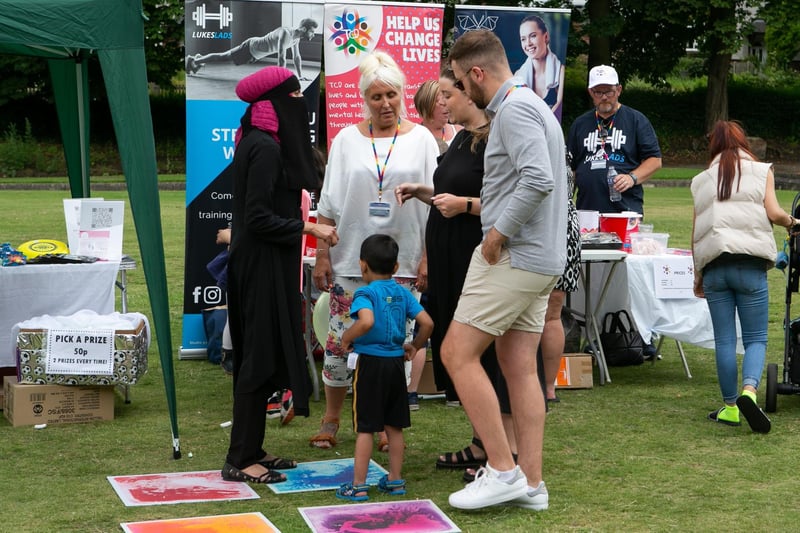 There were lots of activites at the Great Health and Wellbeing Get Together in Wilton Park, Batley