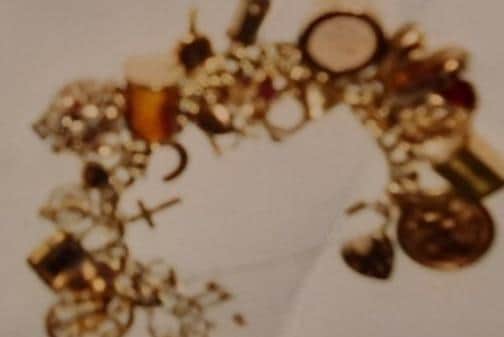 The sentimental charm bracelet, which was specially made, was stolen on Thursday, January 5.
