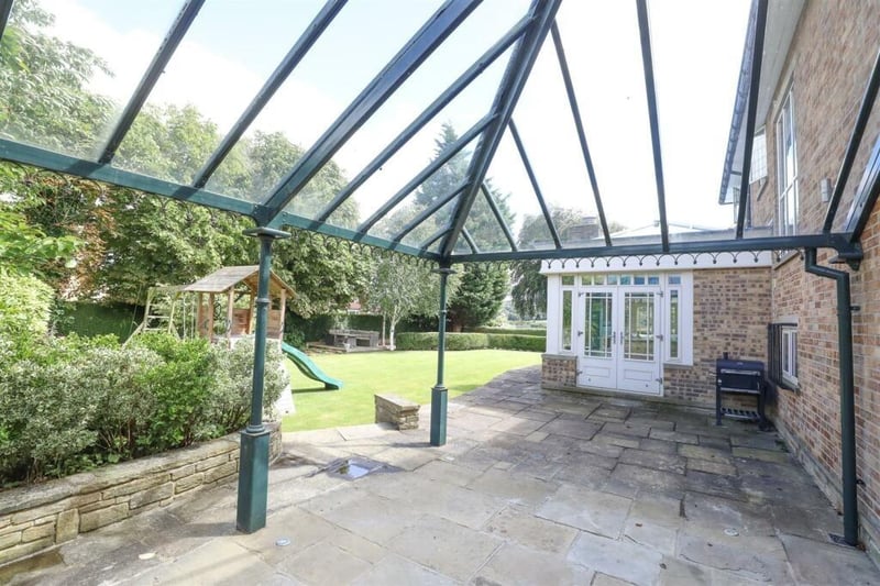 There is also a sheltered patio seating area – so you can enjoy the outdoors during the typical British wetaher.