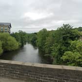 The Calder River in Mirfield. Data released by the Environment Agency reveals the extent of sewage spills in the river in 2023. Picture: Google