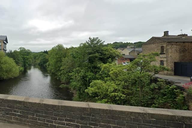 The Calder River in Mirfield. Data released by the Environment Agency reveals the extent of sewage spills in the river in 2023. Picture: Google