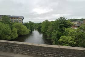 The Calder River in Mirfield. Data released by the Environment Agency reveals the extent of sewage spills in the river in 2023. Picture: Google