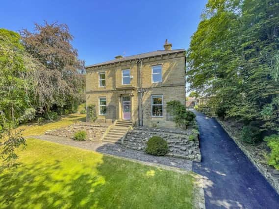 A front view of the imposing property for sale in Upper Batley.