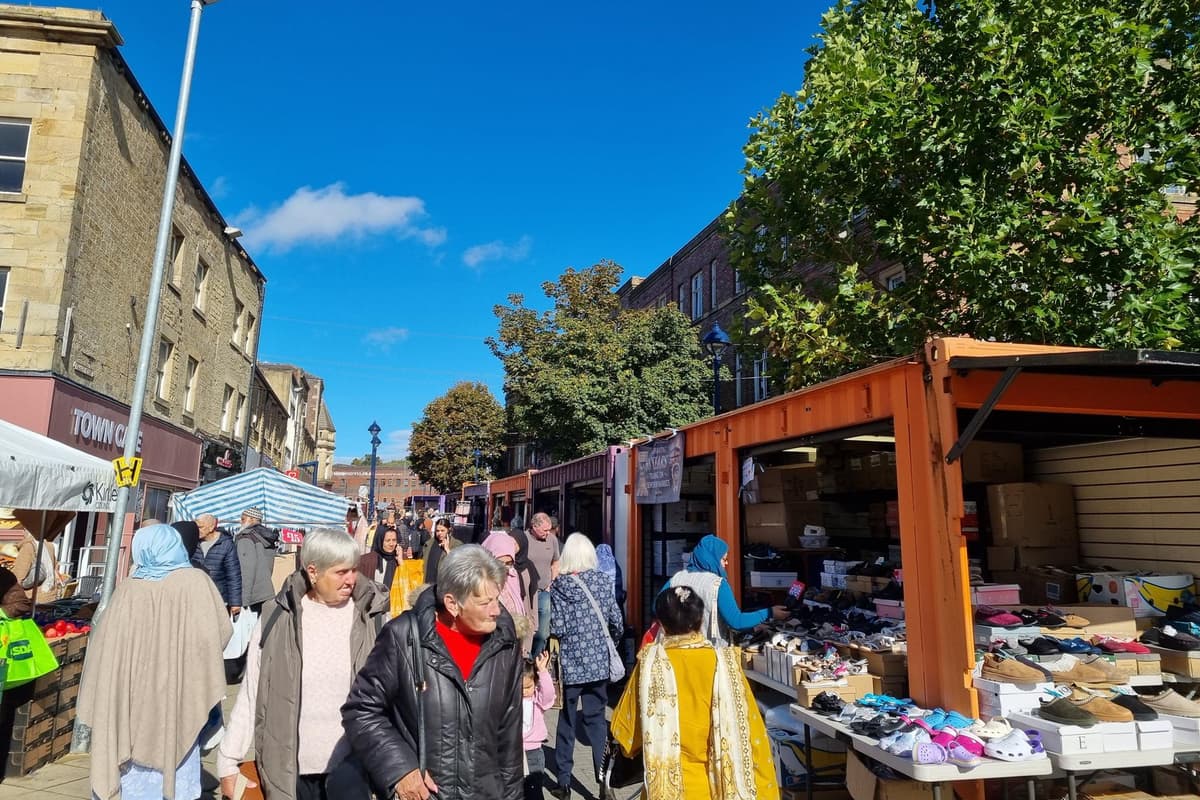 Traders weigh in on Dewsbury's temporary market as transformation ...