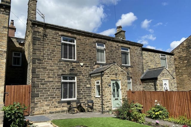 This property, Rose Villa, on Flash Lane, Mirfield, is on sale with SnowGate Estate Agency priced at £265,000
