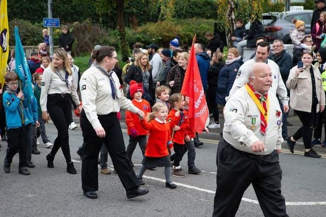 18. Mirfield's Remembrance Sunday parade.