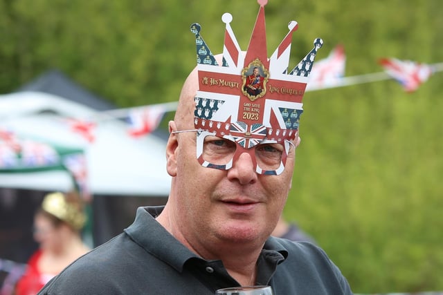 Resident of Fair View in Liversedge enjoying a Coronation street party.