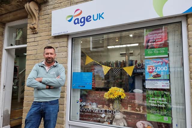 John Knight, the assistant manager at Age UK in the town, is worried about the impact the charges could have on the shop's volunteers.