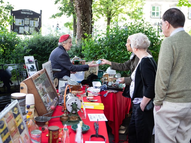 There were plenty of stalls and activities for people to enjoy, including a tombola as well as World War II displays.