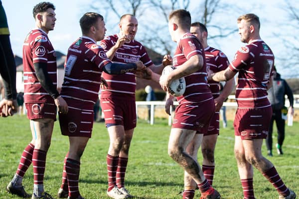 Thornhill Trojans were able to celebrate their first victory of the season in the National Conference League when they beat Featherstone Lions.