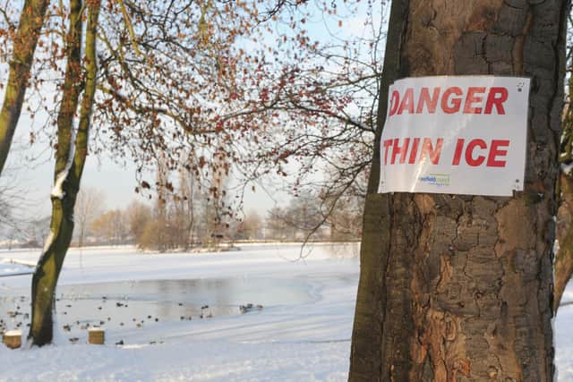Warnings over dangers of frozen water after death of young boys