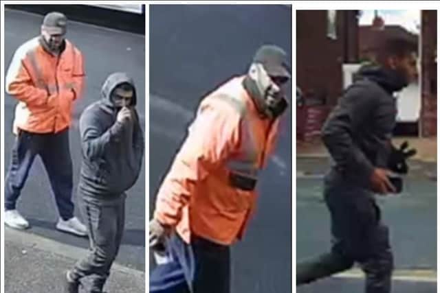 Police in Dewsbury would like to speak to these men.