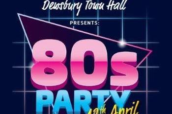 Get ready to party like it’s the 80s on Saturday, April 12, for Dewsbury Town Hall's 80s Party Night! Dance the night away with resident DJ James, spinning all the iconic hits AND performing live!