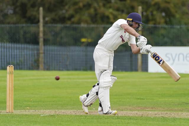 Tim Jackson on his way to a half century for Woodlands at Townville. Photo by Scott Merrylees