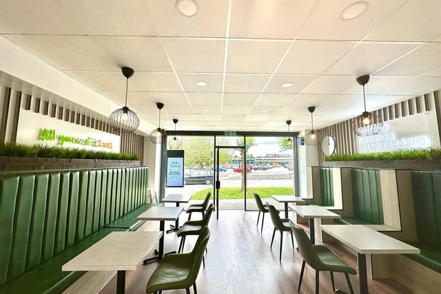 The venue will feature plush green booths to seat up to 14 people, as well as LED signage adorning the slick tiled walls and plenty of greenery, and is described by the owners as "very Instagrammable"