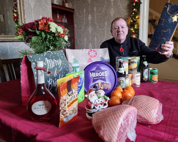 Tim Wood and his wife Carol have been making and delivering hampers for veterans in Mirfield for over 25 years.