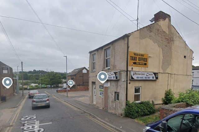 The application relates to a taxi booking office and surrounding land on Regent Street in Heckmondwike. Photo: Google.