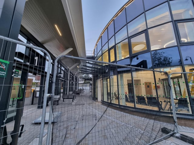 The new bus station is set to open later this month.