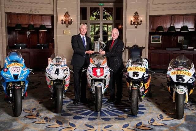 Padgett’s Motorcycles, of Batley, were presented with the prestigious Torrens Trophy.