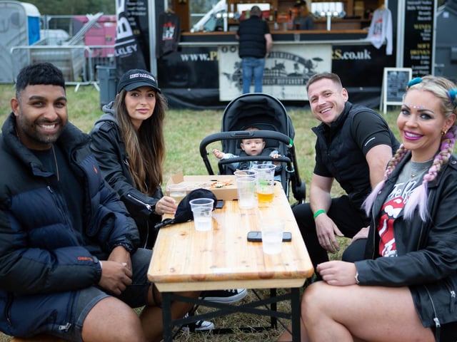 Vik, Cat, Amelia, Dan and Natalie at Mirfield Farm Fest.